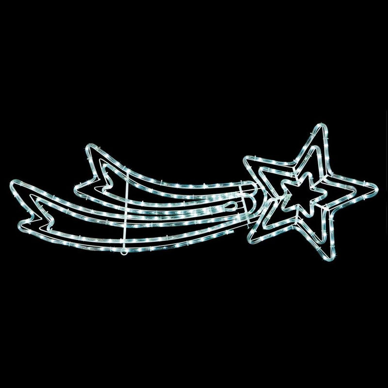 116cm LED Shooting Star Silhouette with Twinkle Rope Light