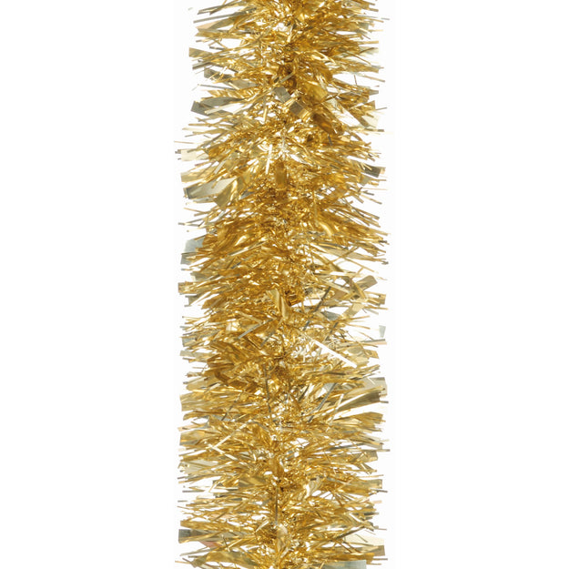 2m Luxury Chunky Cut Gold Christmas Tree Tinsel