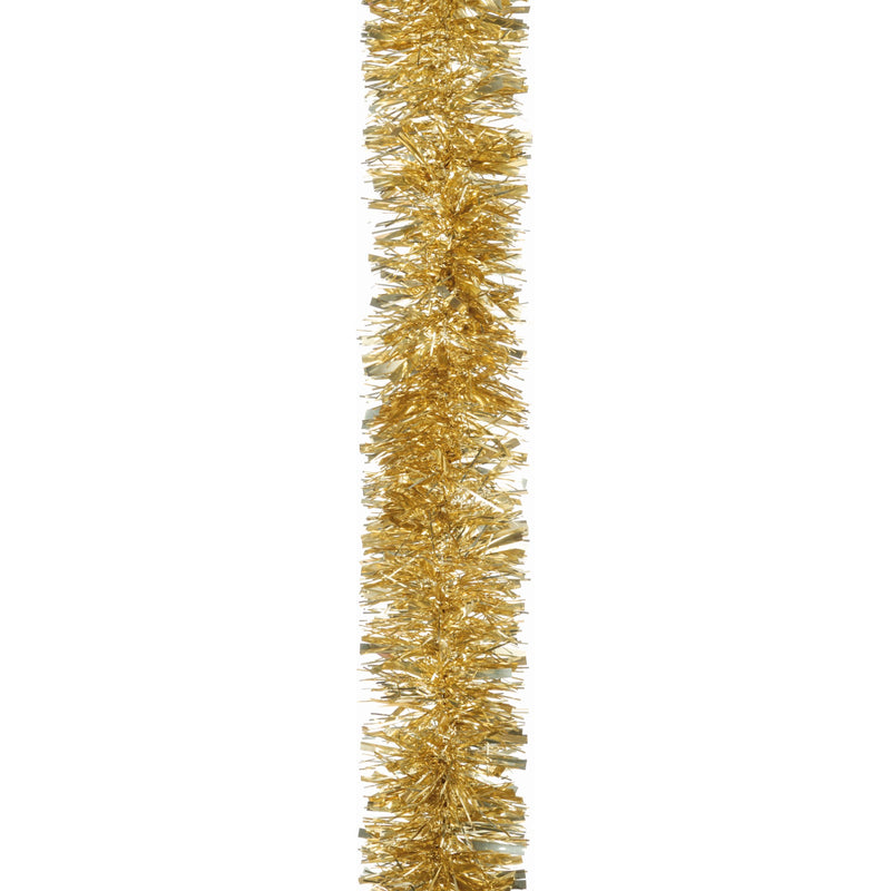 2m Luxury Chunky Cut Gold Christmas Tree Tinsel