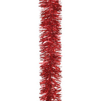 2 Metre Luxury Chunky Cut Red Tinsel ~ 15cm