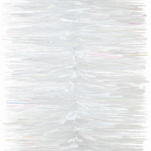 2 Metre White Iris Luxury Chunky Cut Tinsel