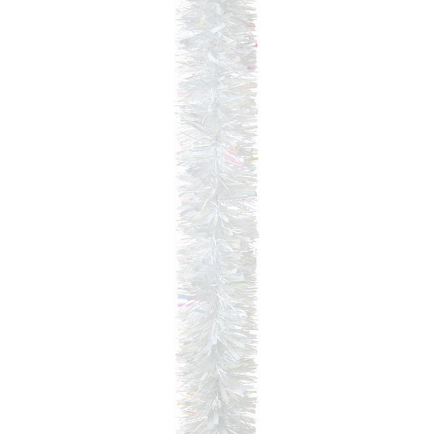 2 Metre White Iris Luxury Chunky Cut Tinsel