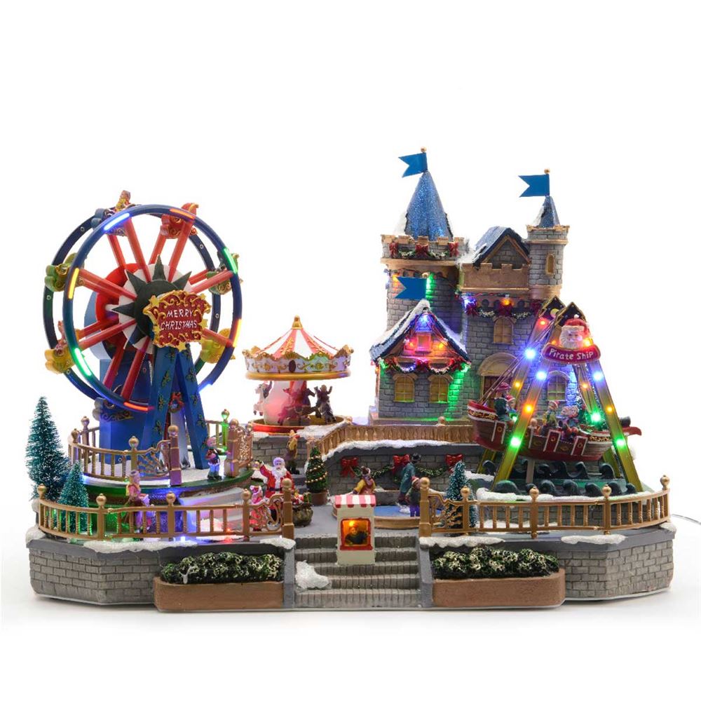 Giant LED Animated Musical Fairground Scene