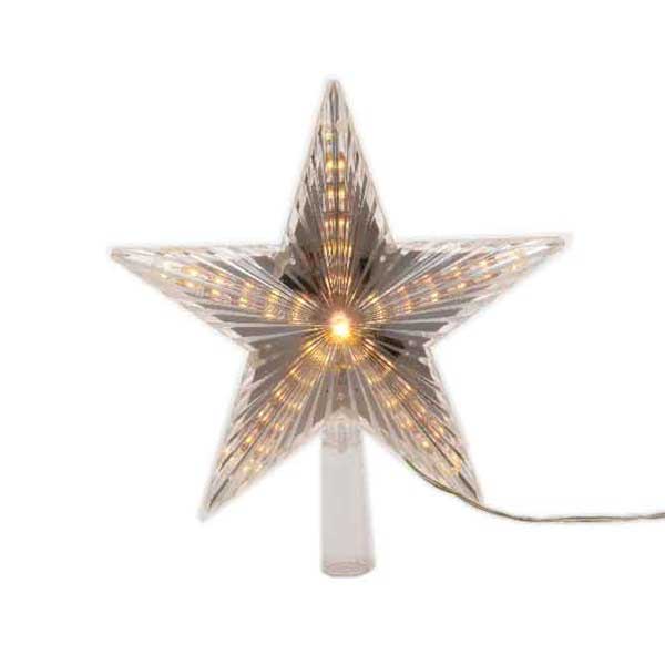 Warm White Large LED Star Tree Topper