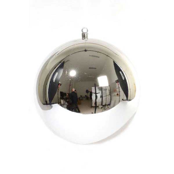 40cm Giant Silver Shatterproof  Christmas Tree Bauble