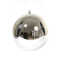 40cm Giant Silver Shatterproof  Christmas Tree Bauble