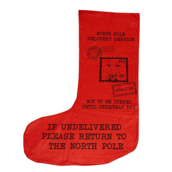 1.1m Jumbo Red Christmas Stocking