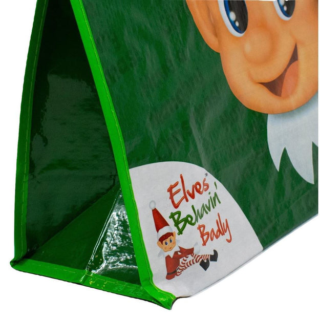 Naughty Elf Christmas Shopping Bag