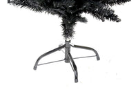 6.6ft Black Pencil Artificial Pine Christmas Tree