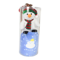 Christmas Plush Snowman with Supersoft Blanket