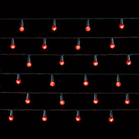 100 Red LED Multi Action Pearl Berry String Lights