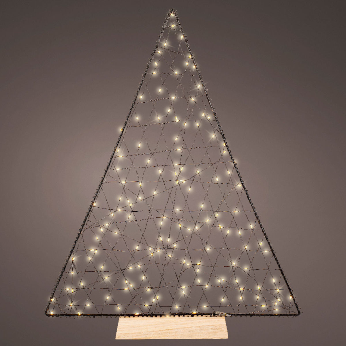 LED Lit Metal Christmas Tree Frame