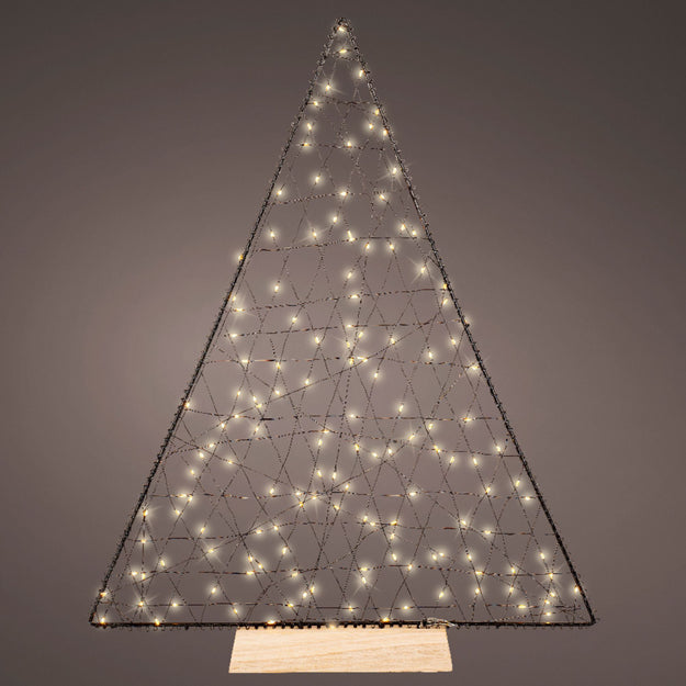 LED Lit Metal Christmas Tree Frame