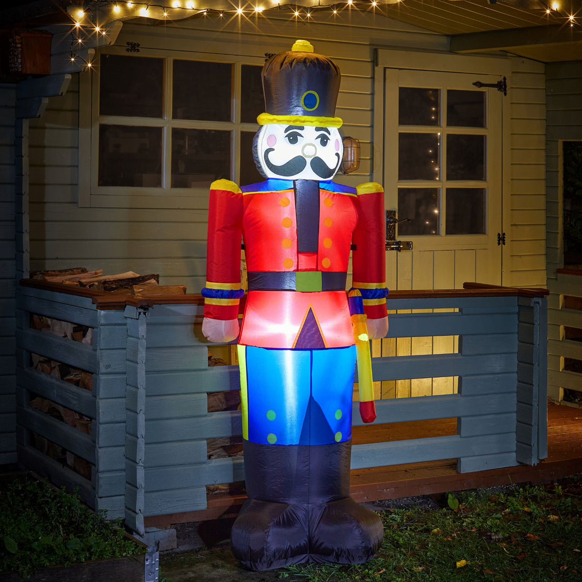 1.8m Mega Inflatable Christmas Outdoor Nutcracker
