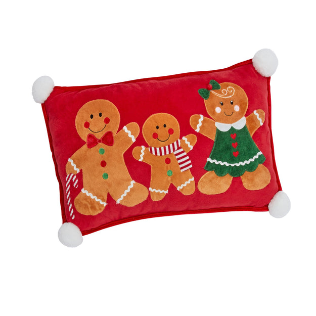 Ultra Soft Cute Gingerbread Family Cushion