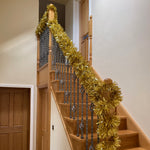 10m Chunky Gold Christmas Garland