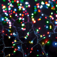 1000 Multi Coloured Treebrights Multi Action LED Lights with Timer
