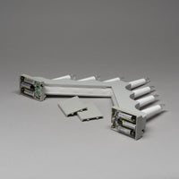 Traditional Grey Christmas Candle Bridge Battery Operated