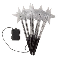 Set of 8 Festive Star Christmas Pathfinder Stake Lights - 2