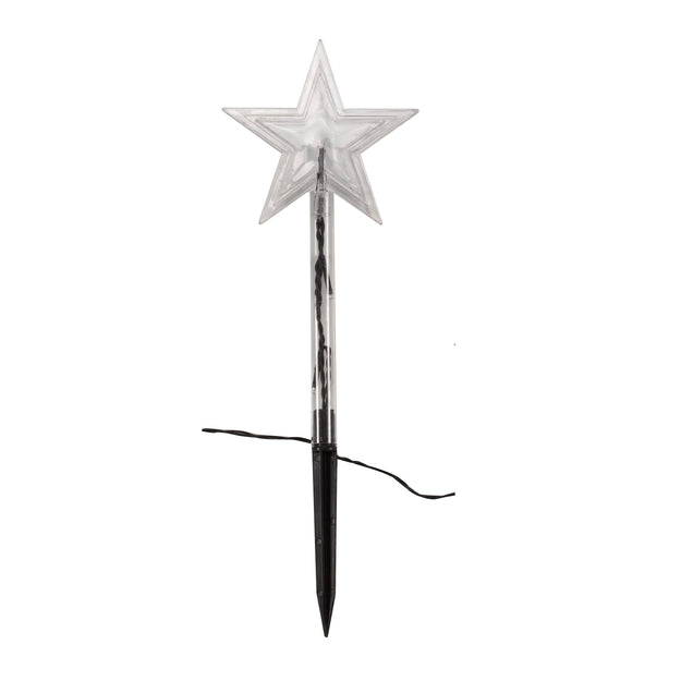 Set of 8 Festive Star Christmas Pathfinder Stake Lights