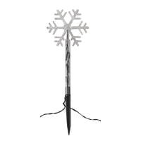 Set of 8 Multi Coloured Festive Snowflake Pathfinder Stake Lights - 3