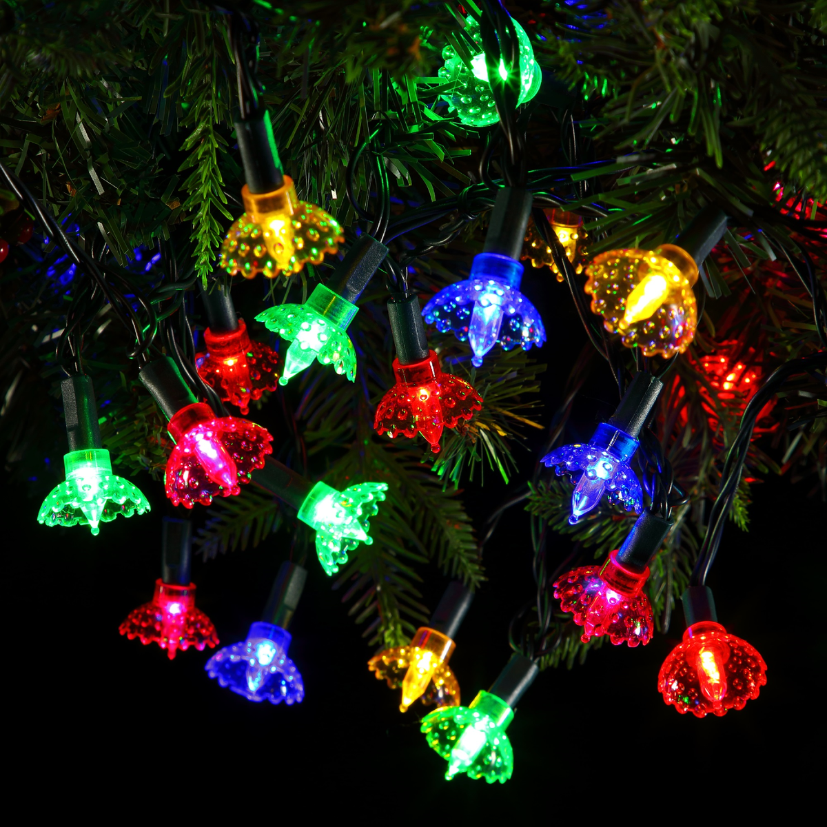 20 Classic Pickwick Multi Coloured Battery Operated LED Christmas Lights