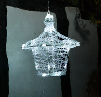 Hanging Acrylic Lantern with 40 White LED's