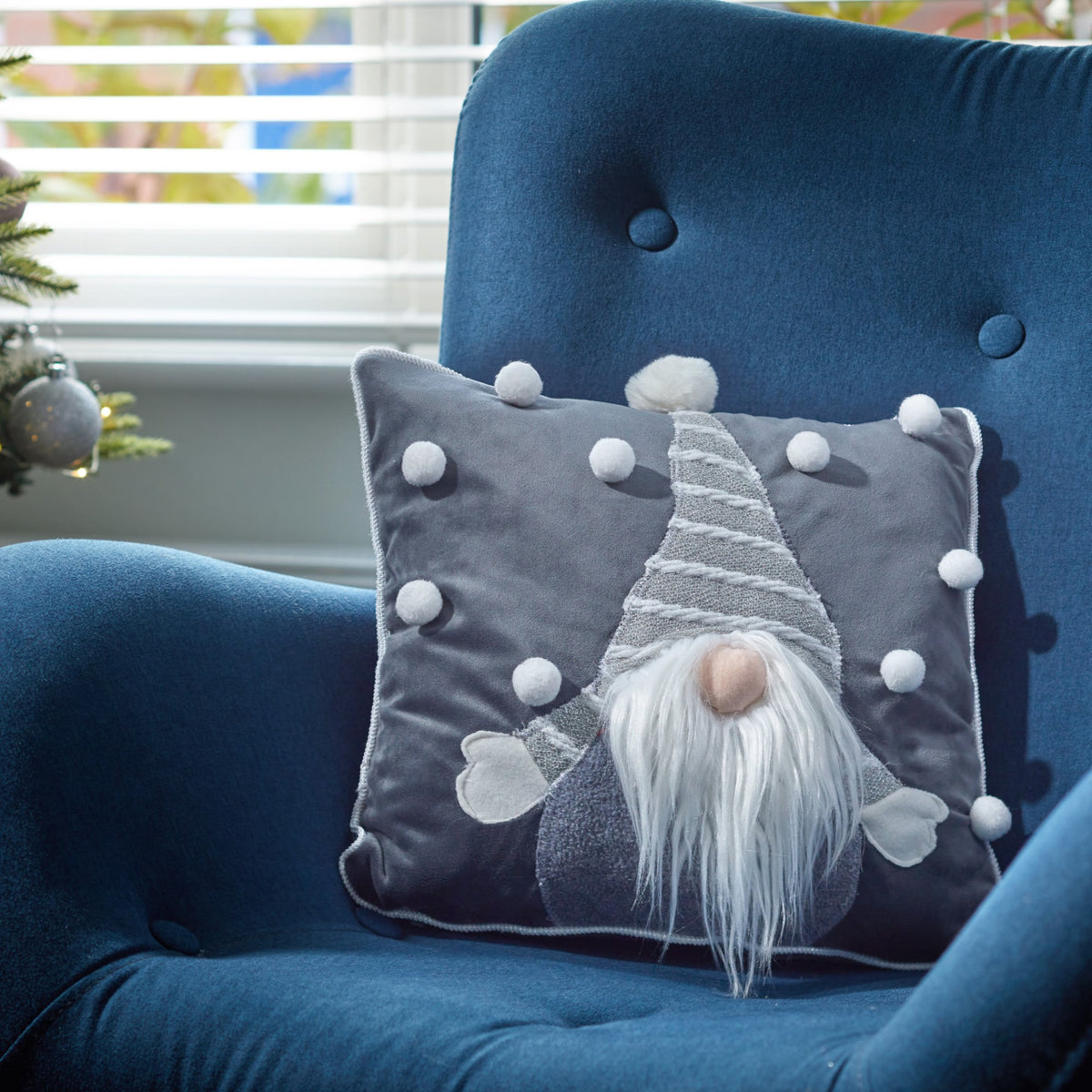 Festive Gonkert Luxury Christmas Cushion