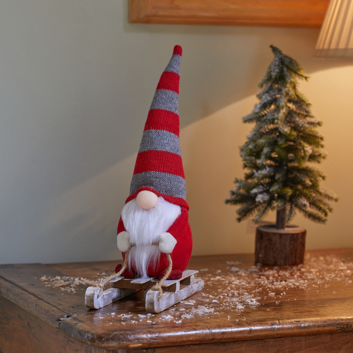 Mr Yule Sleigh Plush Gonk Decoration