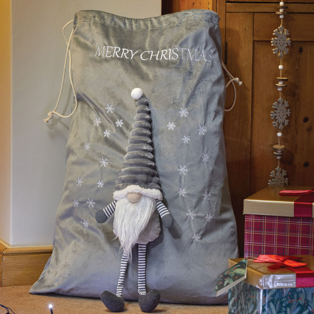 70cm Large Grey Gonk Present Sack