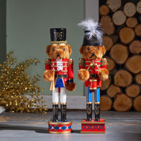 Large Luxury Drumming Bear Nutcracker Decoration