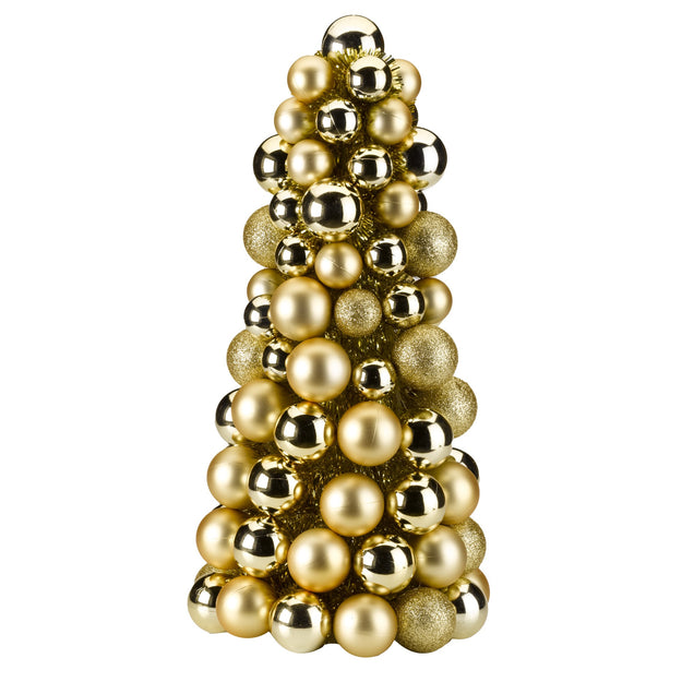 40cm Festive Bauble-Esque Tree in Gold
