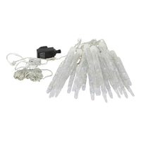24 Chaser Icicle Lights with 72 White LED Lights