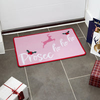 Festive Prosec Ho Ho Ho Door Mat