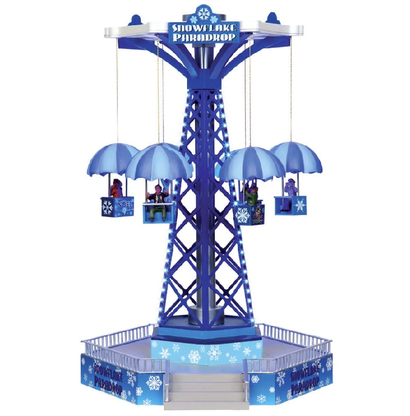 Lemax Animated Christmas Snowflake Paradrop Thrill Ride