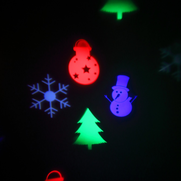 Snowman LED Candle Ceiling Projector