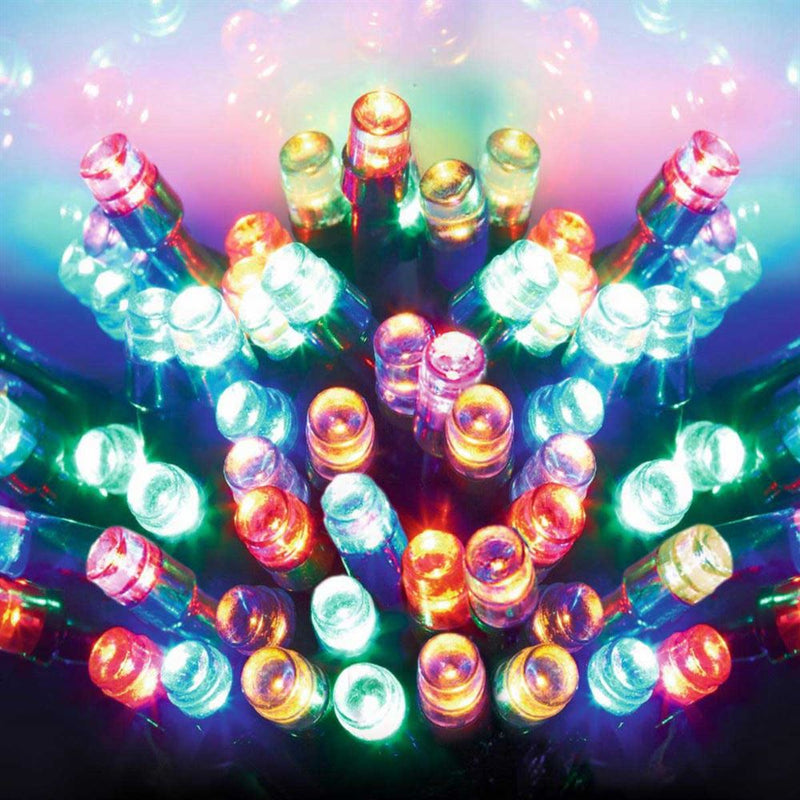 600 Multi Coloured Multi Action Battery Powered LED Lights with Timer