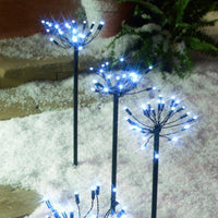 120 White Multi Action Battery Powered Sparkler Lights