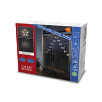 1.4m 12 Stars V Curtain Window Light with 85 Warm White LEDs
