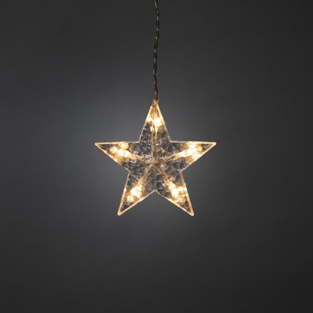 1.4m 12 Stars V Curtain Window Light with 85 Warm White LEDs