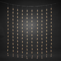 1.2m Crystal Drops Curtain Window Light with 140 Warm White LEDs