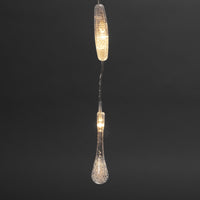 1.2m Crystal Drops Curtain Window Light with 140 Warm White LEDs