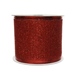 2.7m Red Glitter Christmas Ribbon