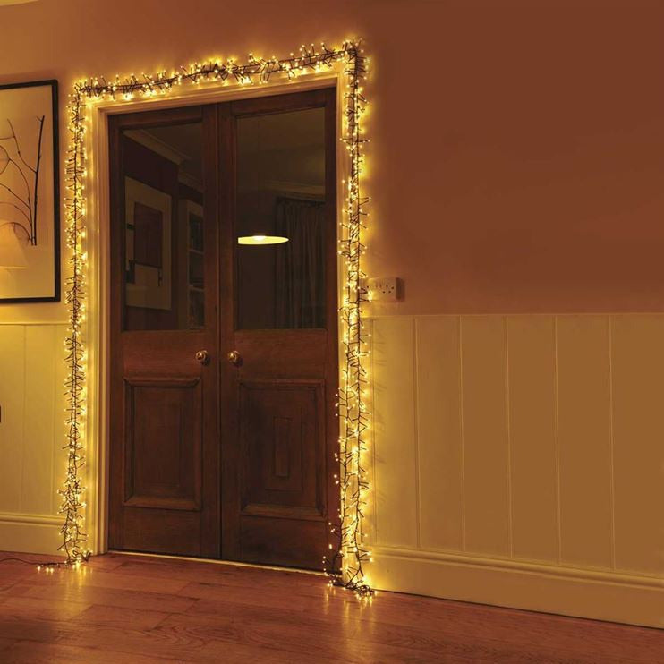 2000 Warm White Multi Action LED Cluster Timer Lights