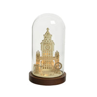 London Scene Wooden LED Lit Display in Glass Dome - 2