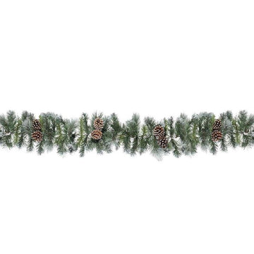 2.7m Luxury Frosted Glacier Garland