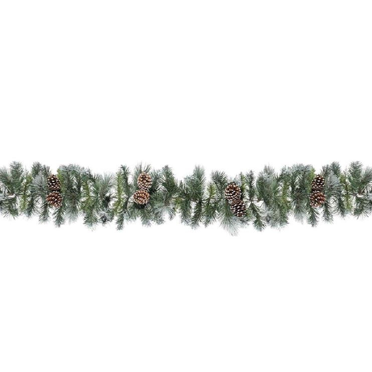 2.7m Luxury Frosted Glacier Garland