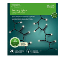 192 Warm White Multi Action Battery Operated Compact LED Lights