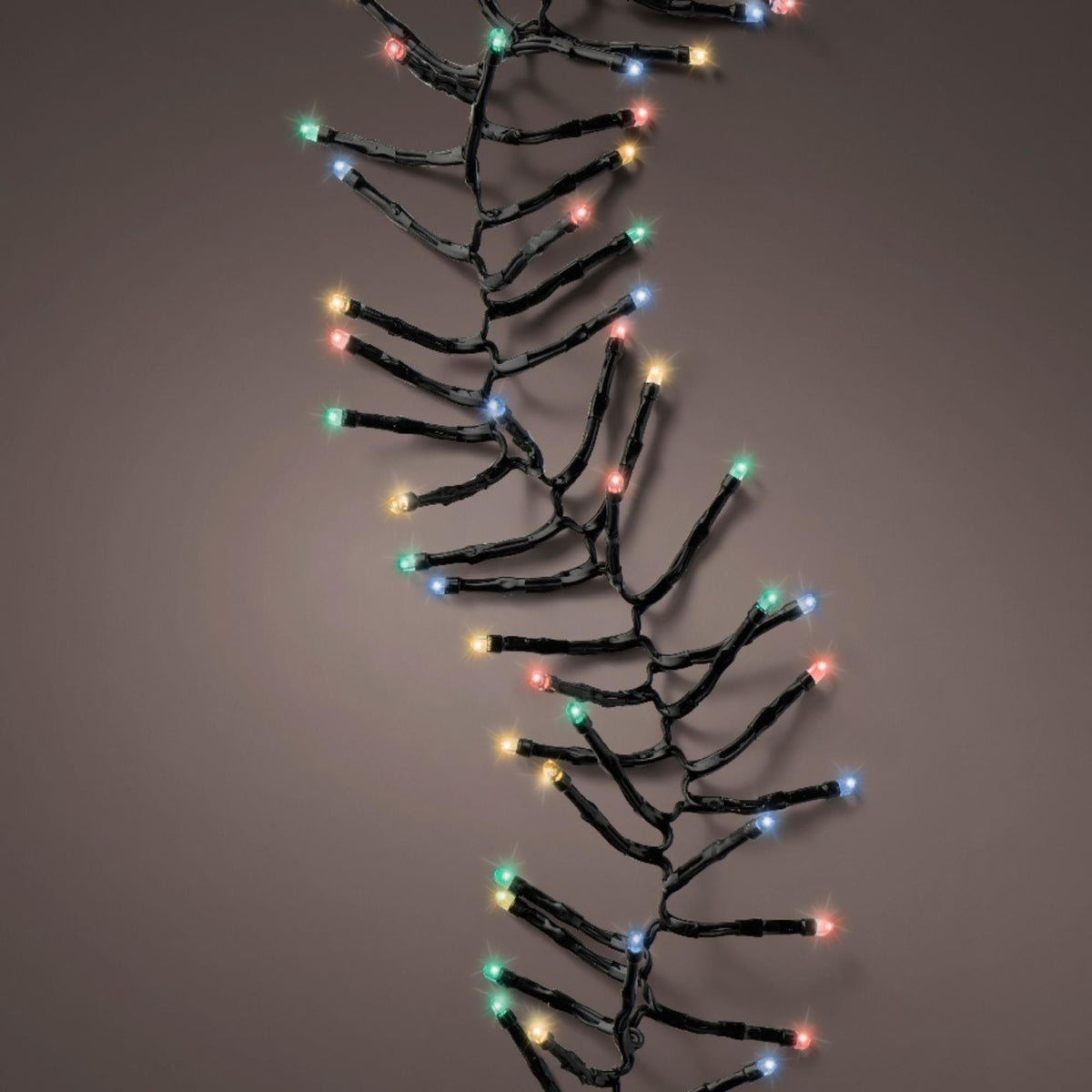 192 Multi Coloured Battery Operated LED Durawise Twinkling Compact Cluster Lights