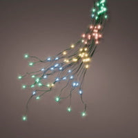 2.4m Christmas Tree Bunch Lights with 832 Multi-Coloured LEDs on Green Wire